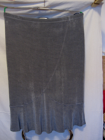 Silver gray stretch mermaid skirt kim & co, gunmetal 3xl / + tg