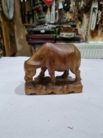 Wooden carved animal figure