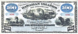 Hawai 100 Hawai dollár 1879 REPLIKA