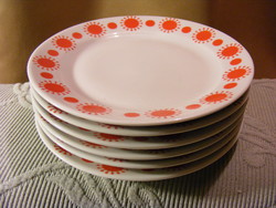 6 db alföldi napocskás tányér 17 cm