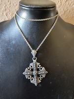 Vii. Almost everything 550.- Until closing! Metal Celtic cross on chain 70cm