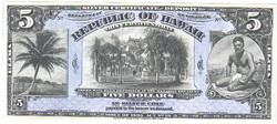 Hawai 5 Hawai dollár 1895 REPLIKA