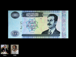 Unc - 100 dinars - Iraq - 2002 - Saddam money! (Read!)