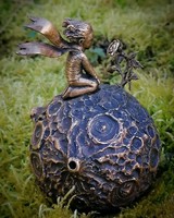 Little Prince and the Rose bronze statue
