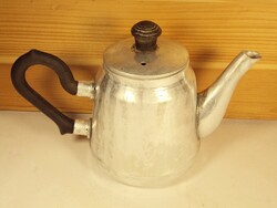 Old alu aluminum teapot kettle tea pot pouring tea maker - Ukrainian or Russian made
