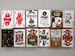 6 db retró vintage francia skat kártya kártyapakli csomag kártyajáték franciakártya kártyacsomag