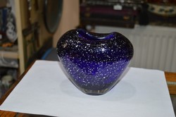 Kék muránói váza
