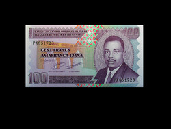 UNC - 100 FRANCS - BURUNDI - 2011 - (az új típusú bankjegy!)