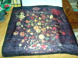 Vintage real silk silk scarf