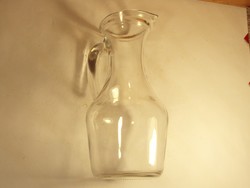 Glass pouring jug 25 cm high