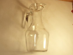 Glass pouring jug 25 cm high