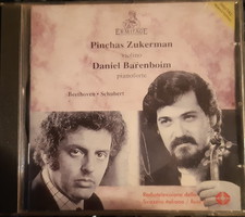 PINCHAS ZUKERMAN VIOLINO  DANIEL BARENBOIM PIANOFORTE    CD