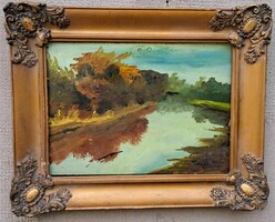 Landscape with frame