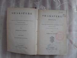 Greguss Ágost: Shakespeare pályája (Ráth Mór, 1880)