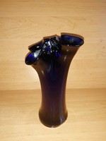 Murano glass vase with ruffled edges 22 cm (1/d)