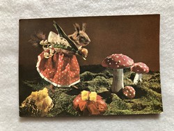 Régi Húsvéti képeslap -  Postatiszta