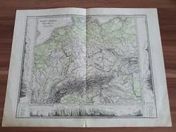 Stieler Iskolai átlásza, Német Ország hegységei (1878)