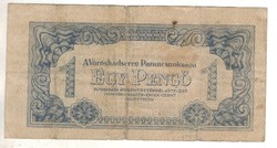 1 Pengő 1944 vh. Large back cover horizontal base print