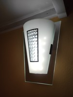 3 db kristály köves tükrös modern LED fali lámpa