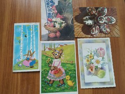 5 Easter cards in one, 2 pcs. B. Latezky's stella drawing