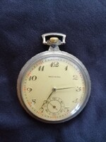 Antique silver Helvetian pocket watch