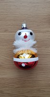 Christmas tree decoration - glass snowman