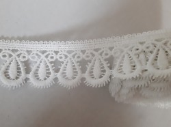 Snow white green lace ribbon 3.6 meters in one