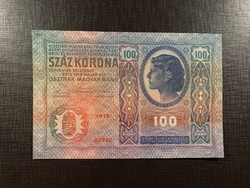 ***  UNC bélyegzés nélküli 1912 -es 100 korona ***