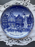 Beautiful collector's Christmas wall plate from 2002 - bavaria retsch