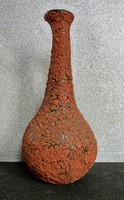 Ökörvér repesztettmázas retro váza (D.M. 1965)