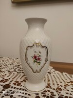 Aranyozott kézi festésű váza
