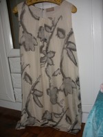 Silk, selyemtartalmú bézs ruha