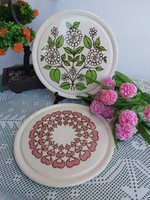 Gyönyörű edényalátétek edényalátét szívecskés virágos hagyaték régiség nosztalgia