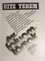 Imre Bak, Pál Deim, István Nádler exhibition poster - 1981