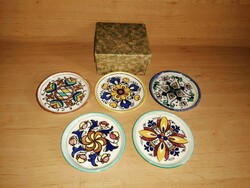 Habán style ceramic plate package 5 pcs in one dia. 10 cm (b)
