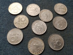 Magyarország 10 db 10 fillér LOT (id74434)