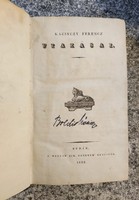 Kazinczy Ferencz: ~' utazásai. 1839.Buda..