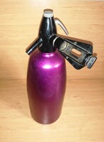 Retro purple soda siphon 2 liters