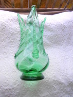 Handcrafted glass vase - kept in a beautiful display case