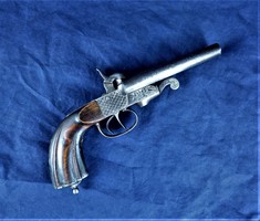 Rare, antique, double-barreled pistol, ca. 1880!!!