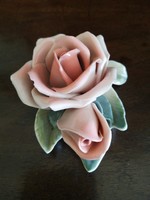 ENS VOLKSTEDT dupla porcelán rózsa