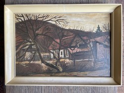 Arató István “Kora tavasz” Képcsarnokos festménye