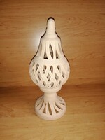 Natural ceramic candle holder 25 cm high (14/d)