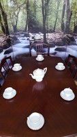 Snow white hutschenreuther breakfast and tea set for 6 people