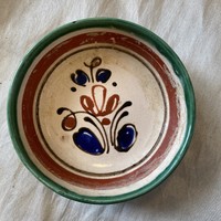 Folk ceramic decorative plate