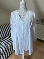 Elegant white blouse - larger size