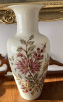Zsolnay porcelain flower/butterfly pattern, large vase - 42cm
