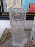 Finnish iittala ice glass vase