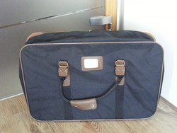 Folding, fabric suitcase, suitcase, new.