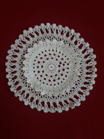 Interesting, 3d crocheted lace tablecloth
